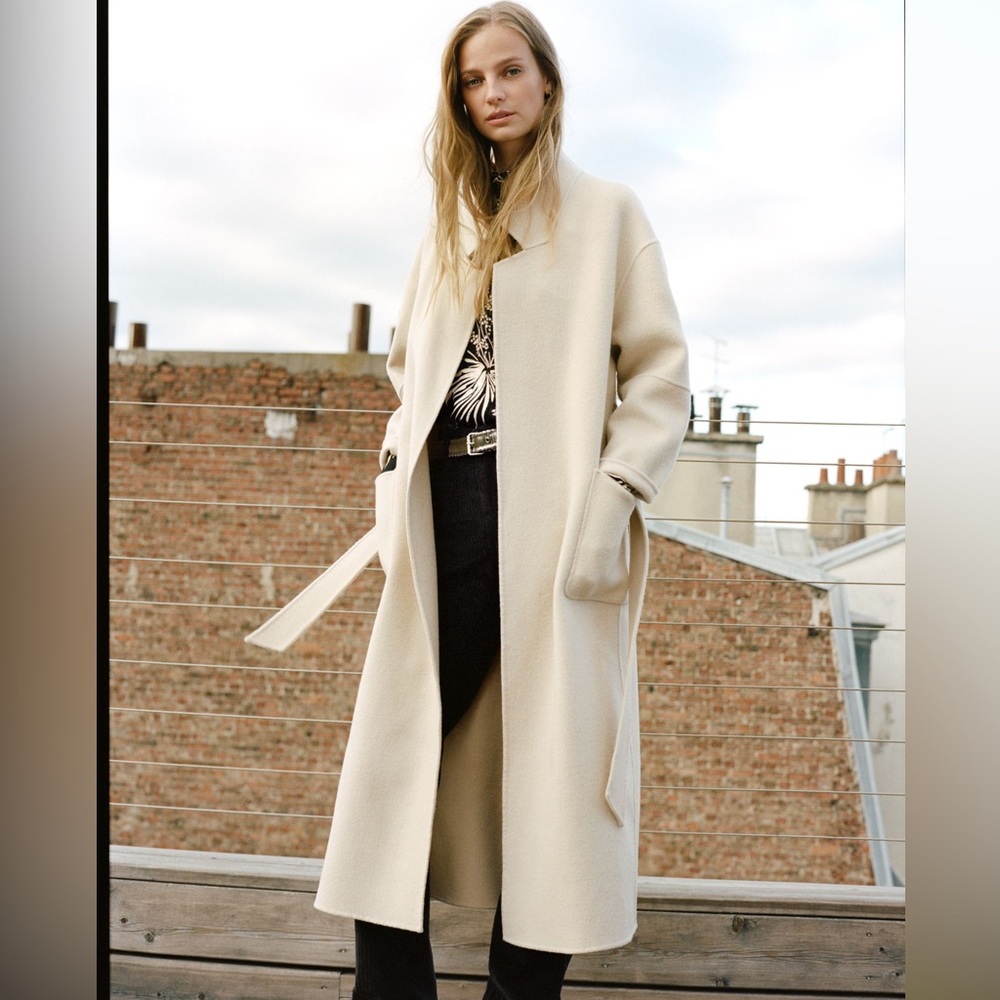 Ba&sh off white Bacari coat